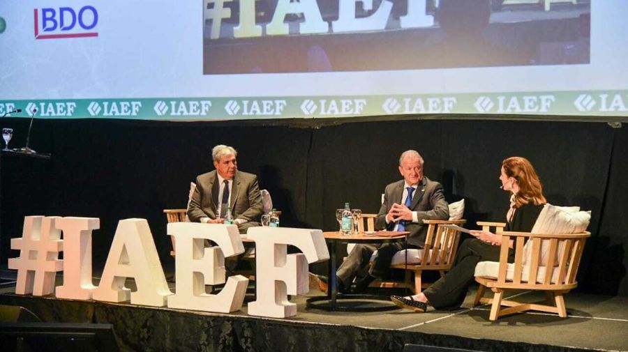 Carlos Haquim, Vicegobernador de Jujuy y Antonio Marocco, vicegobernador de Salta en la 43ª Convención Anual del Instituto Argentino de Ejecutivos de Finanzas (IAEF). 20221003