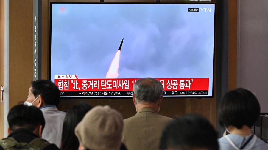 Corea del Norte disparó un misil balístico 20221003