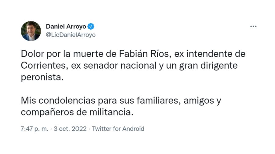 Despedida Fabián Ríos