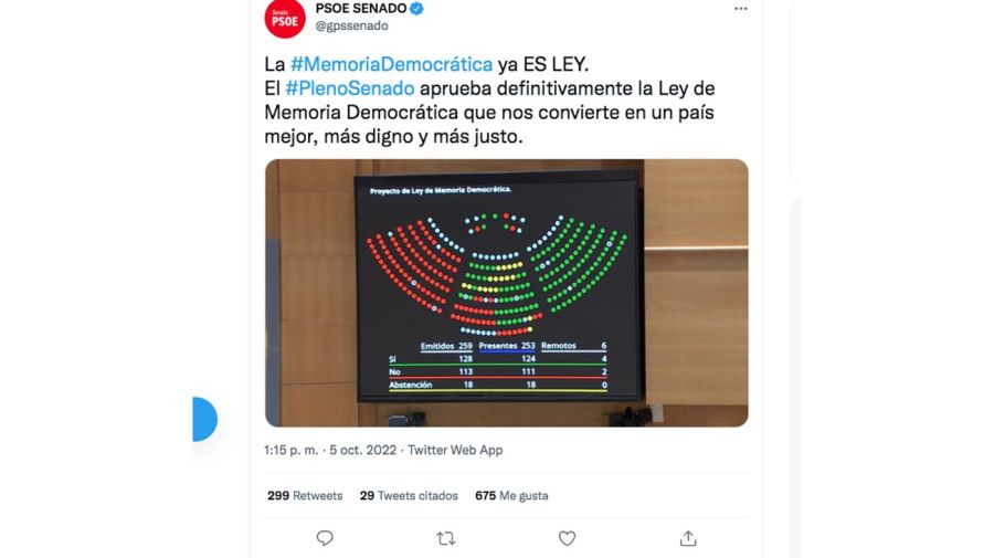 Twit del PSOE