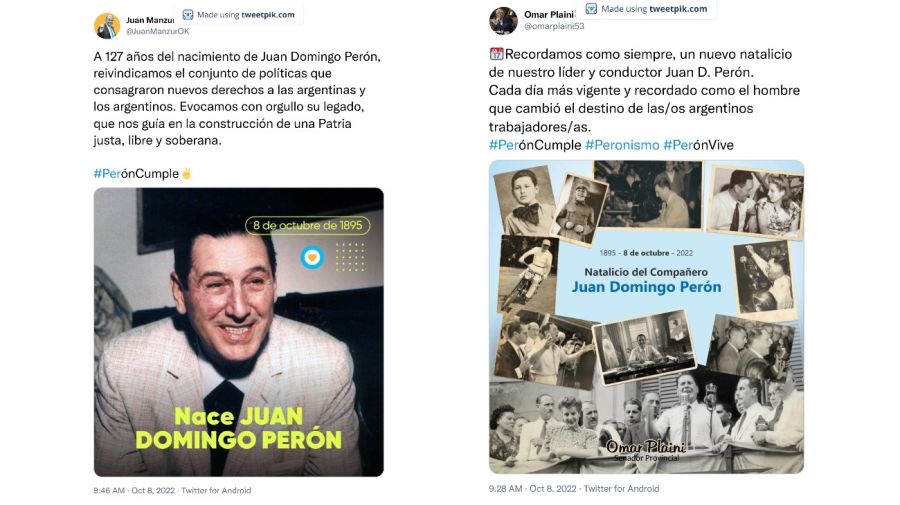 Perón cumple