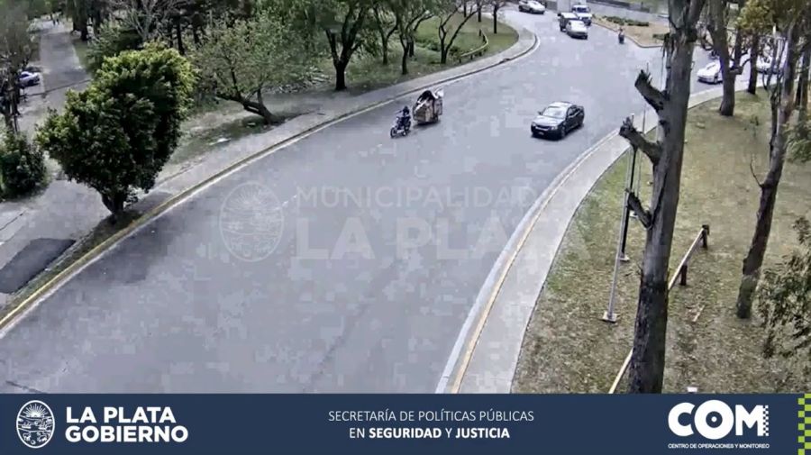 Robo de una barrera en La Plata