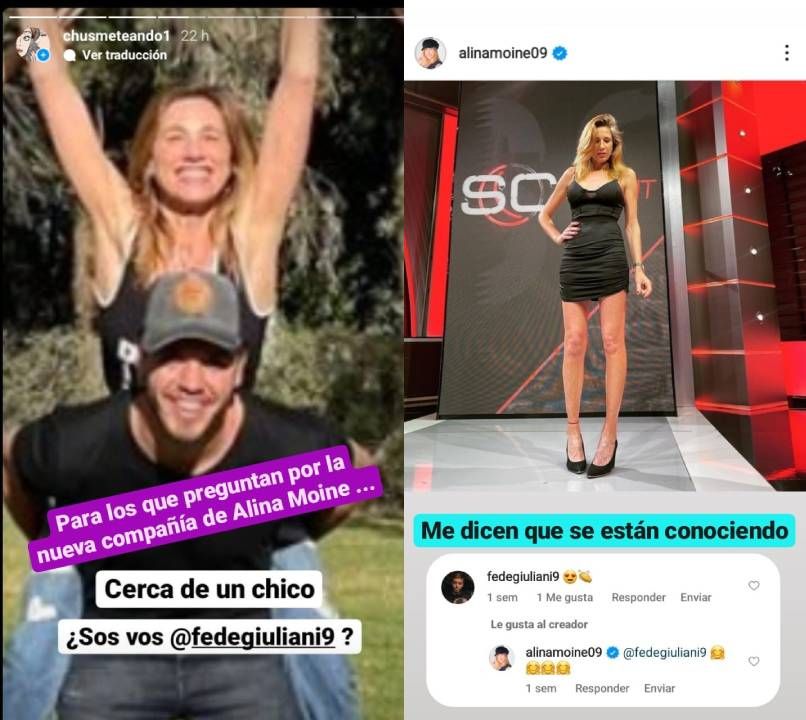 They assure that Alina Moine has a new candidate and is an ex of Cande Tinelli 