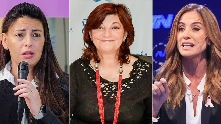 Nuevas ministras Victoria Tolosa Paz, la puntana Ayelén Mazzina y la porteña Raquel 
