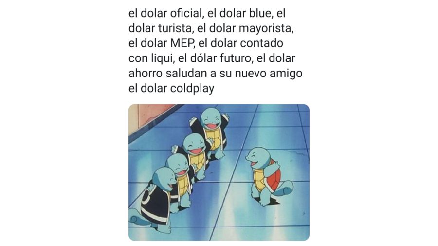 Memes Dólar Coldplay