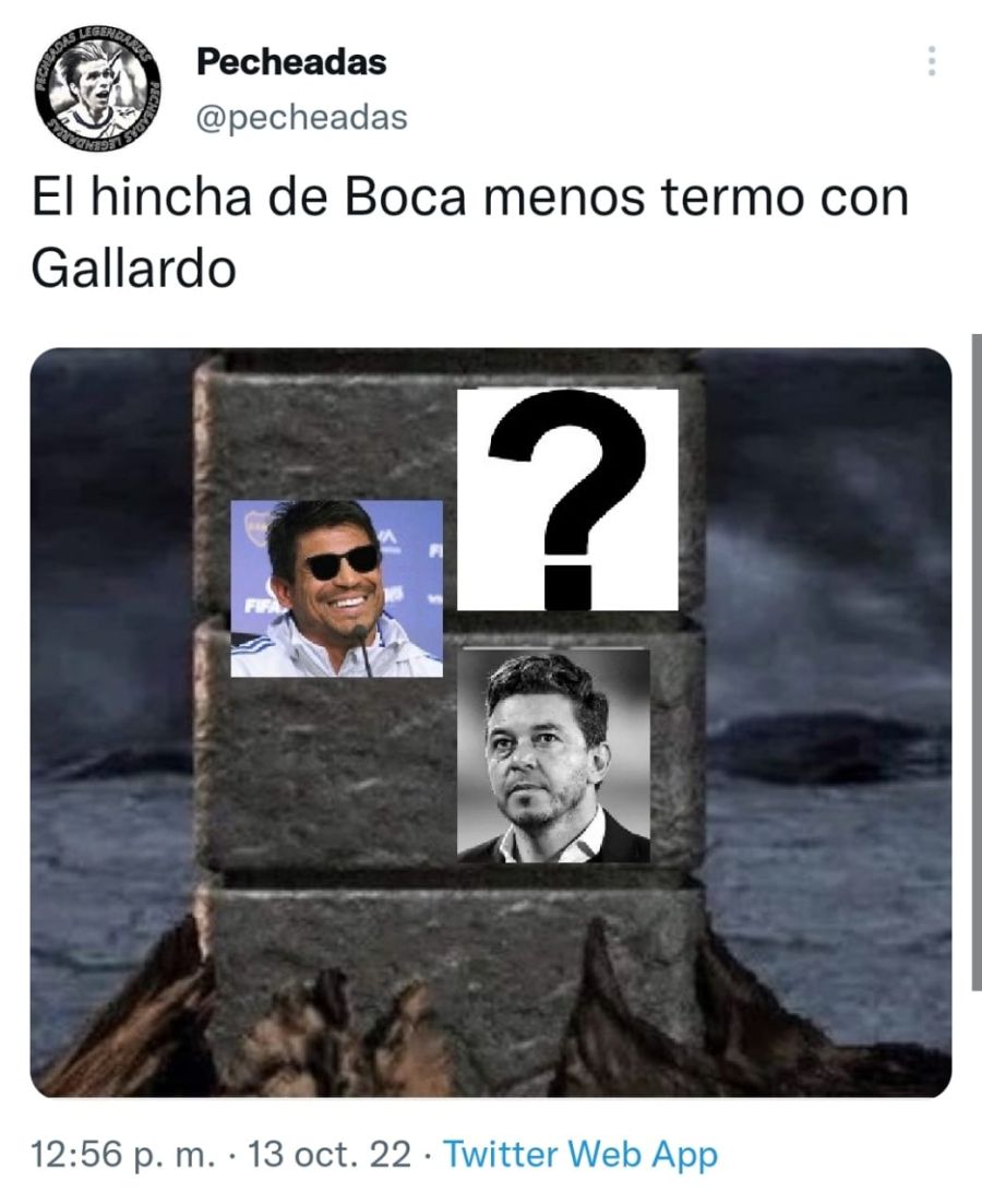 Gallardo meme Boca