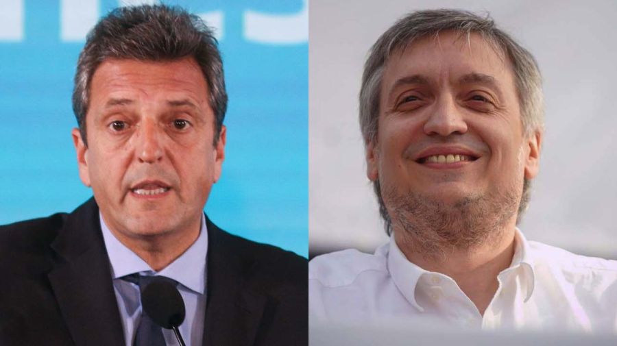 Sergio Massa y Máximo Kirchner.