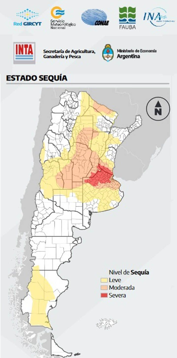 Mapa de la sequía 20221018