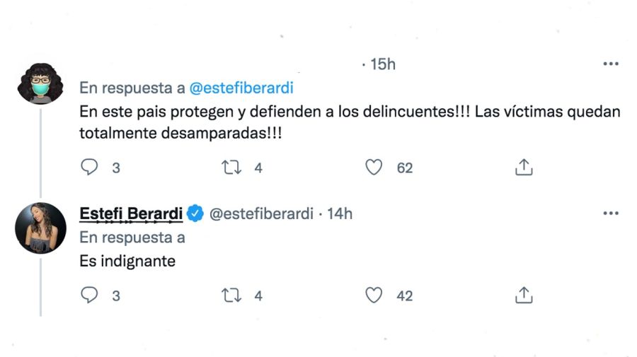 Estefi Berardi contra la Justicia