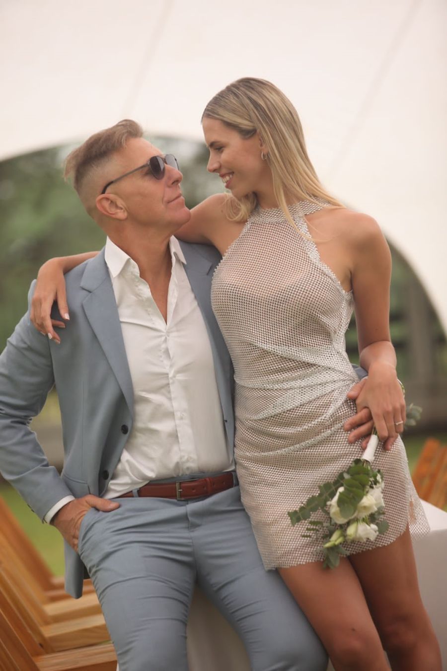 Alejandro Fantino se casó con Coni Mosqueira: mirás las fotos de los recién casados