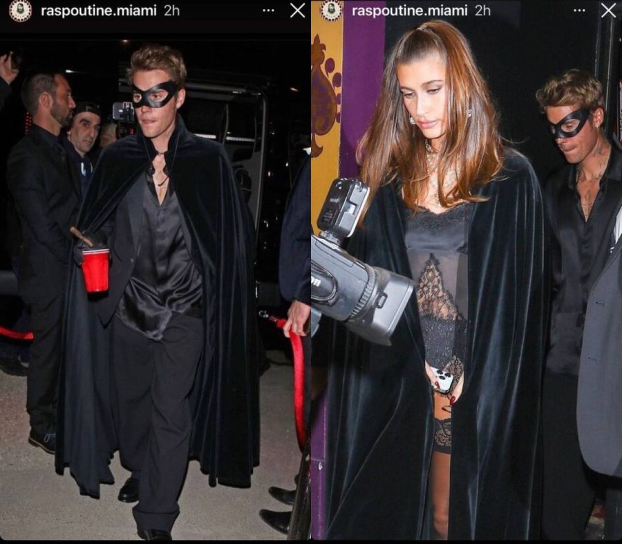 Justin Bieber y Hailey Bieber se anticiparon al Halloween con insinuantes disfraces
