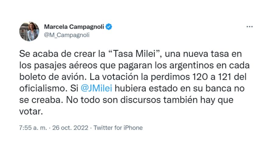 Oposición cruza a Javier Milei