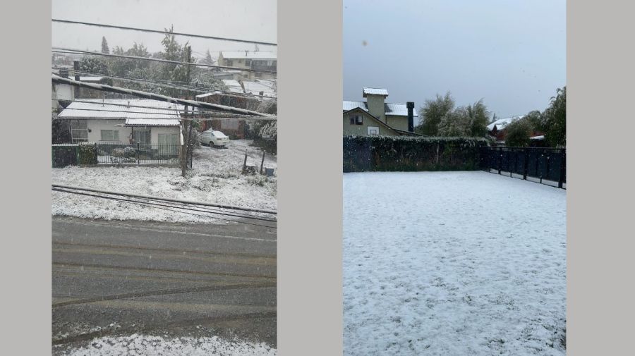 Nieva en Bariloche en octubre
