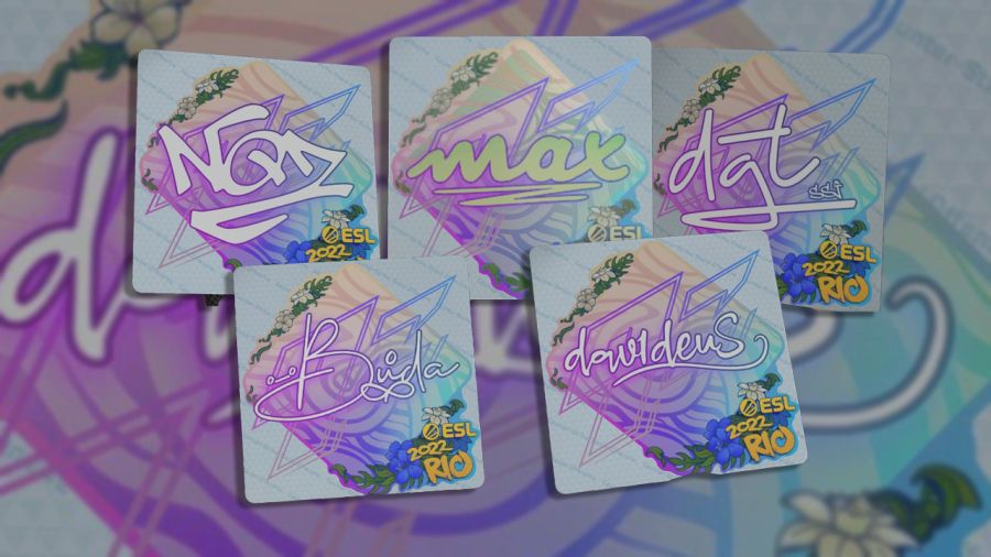 CS:GO: Los nuevos diseños de stickers para los jugadores de 9z en el Major