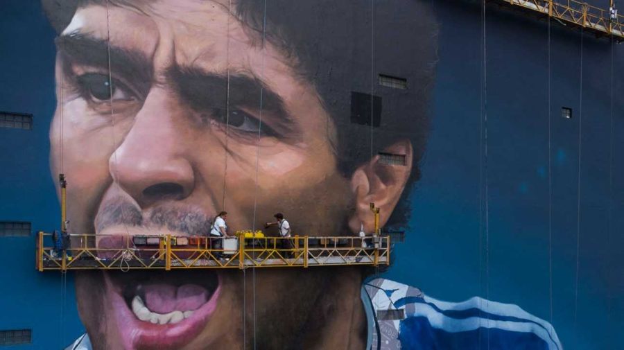 Diego Maradona Mural 2