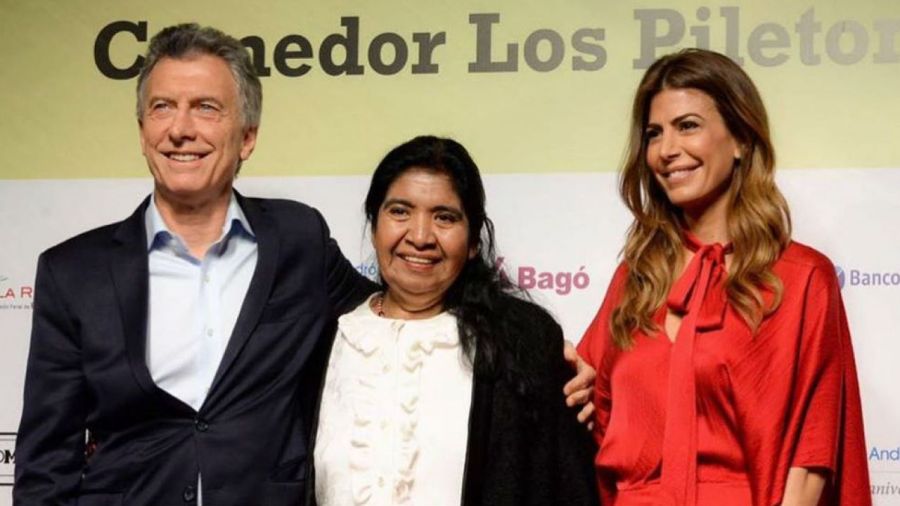 Juliana Awada, Mauricio Macri y Margarita Barrientos