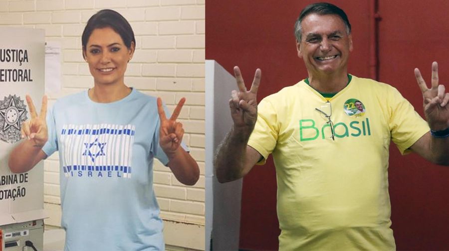 Michelle y Jair Bolsonaro Votando 20221031