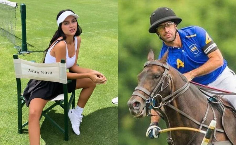 Zaira Nara y el polista Facundo Pieres muy cerca en el mismo evento