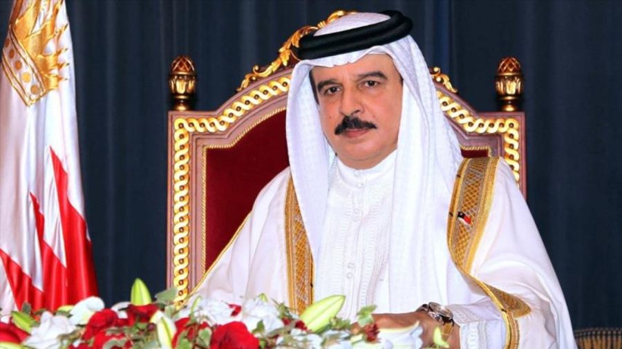 Rey Hamad bin Isa al Jalifa, lider sunnita