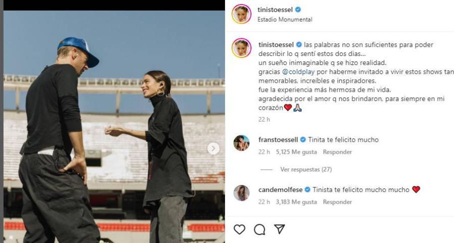 El gesto de Rodrigo de Paul con Tini Stoessel en medio de rumores 