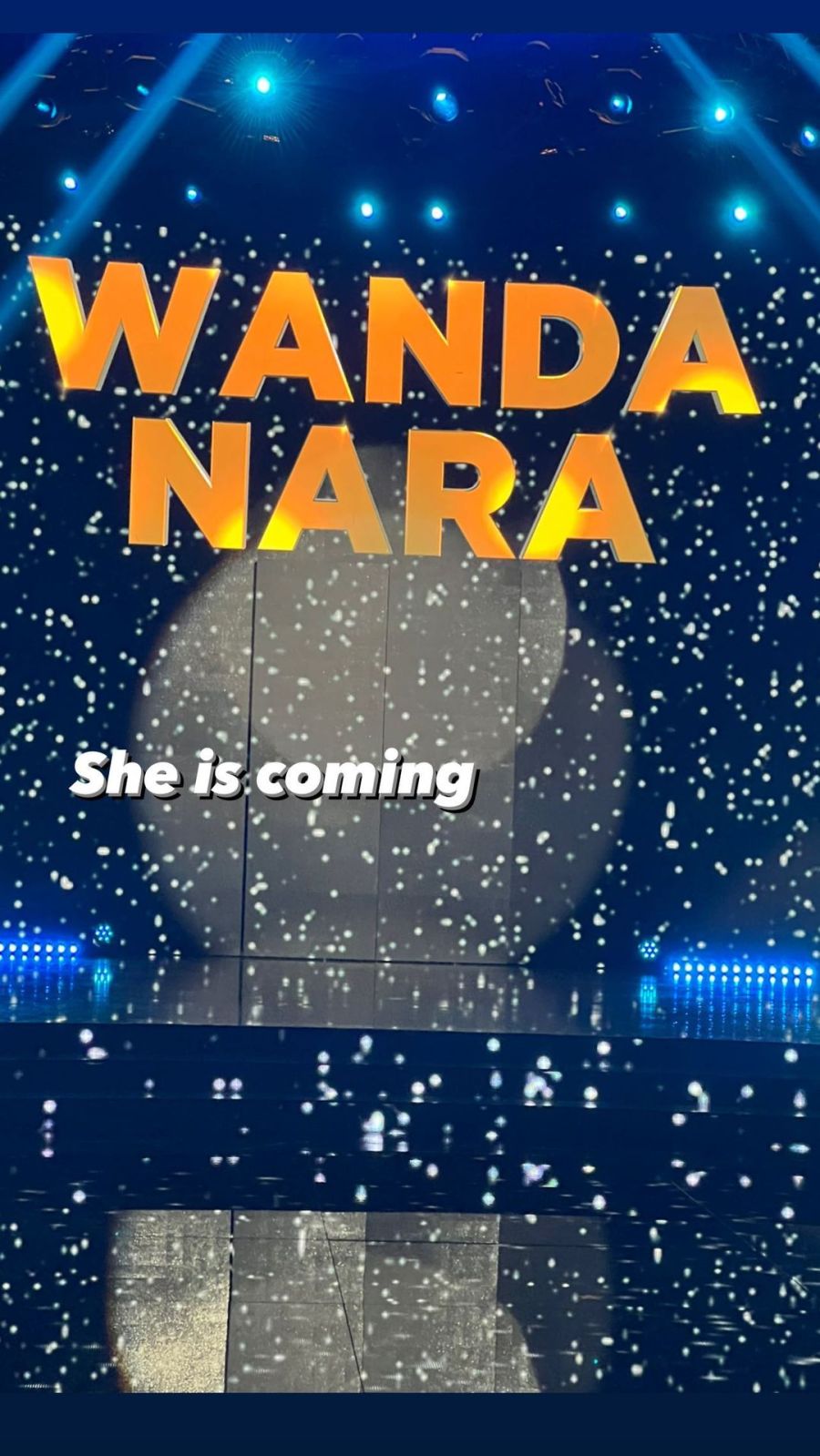 Las primeras imágenes de Wanda Nara en su regreso a la TV italiana