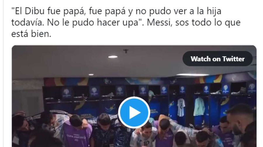 Arenga de Messi