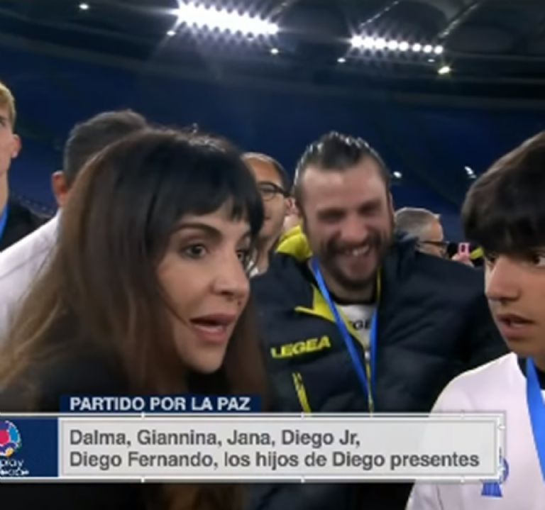 Gianinna Maradona y Daniel Osvaldo 