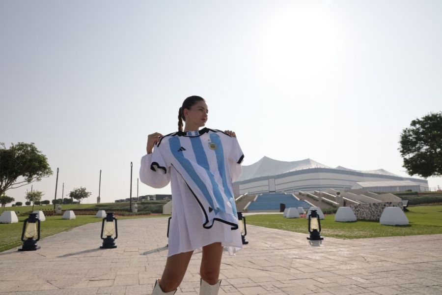 La China Suárez en Qatar: las imponentes fotos desde la ciudad del Mundial 2022