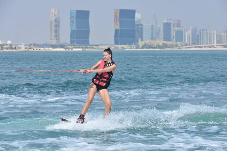 La China Suárez en Qatar: las imponentes fotos desde la ciudad del Mundial 2022