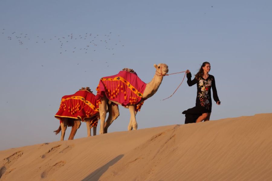 La China Suárez en Qatar: las imponentes fotos desde la ciudad del Mundial 2022