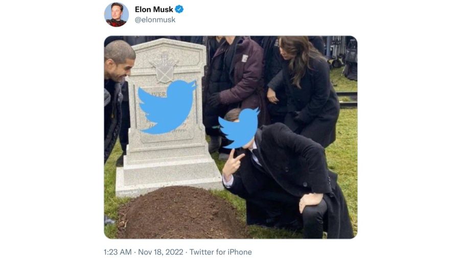 Elon Musk se burla de sí mismo