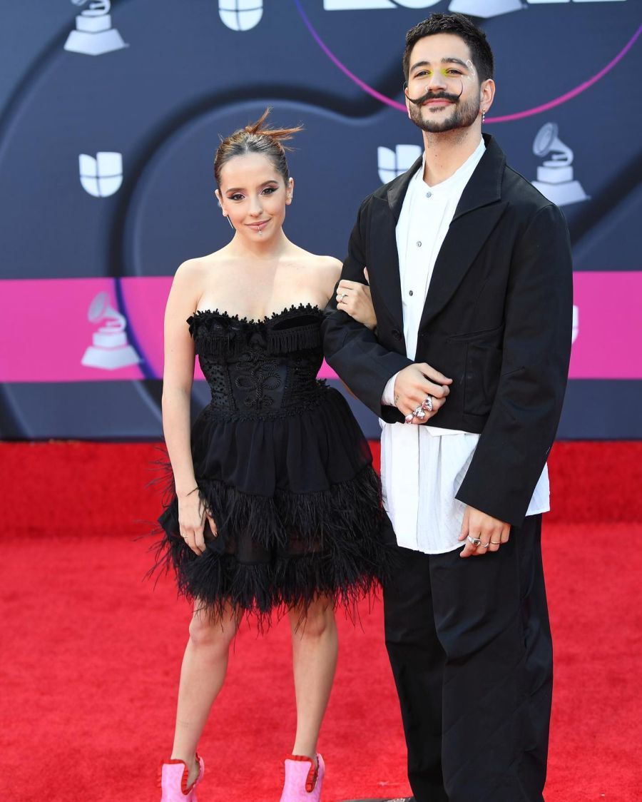 Indigo accompanied Evaluna to the Latin Grammys and the singer shared a tender photo