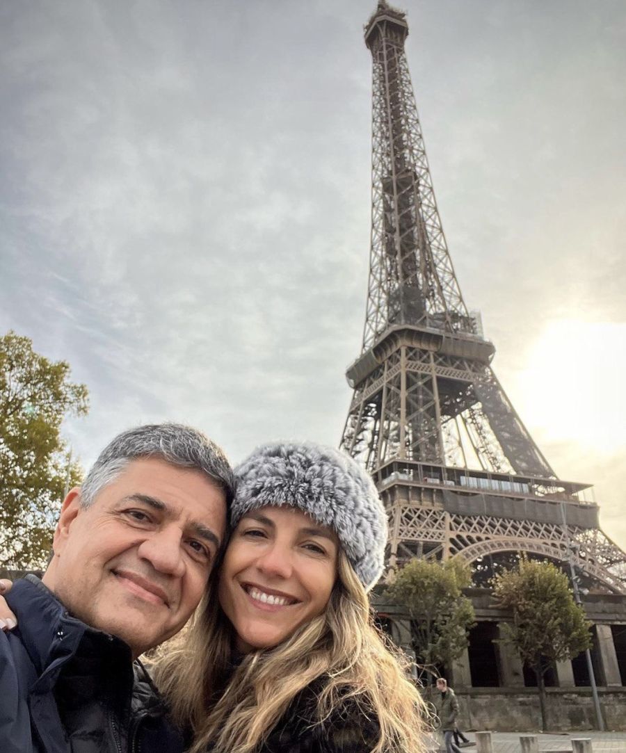 Las fotos de la romántica luna de miel de María Belén Ludueña y Jorge Macri en París