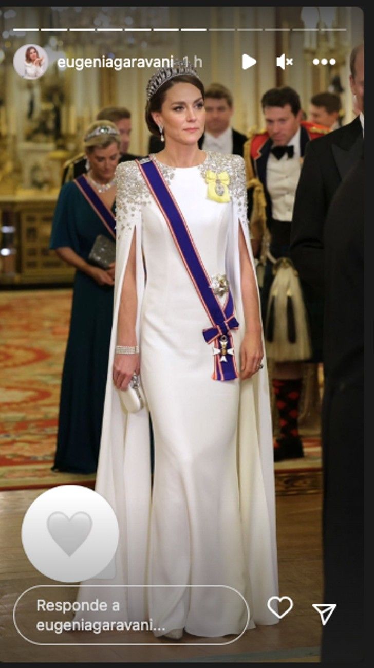 The impressive look that Kate Middleton chose at her first State Dinner as Princess of Wales 