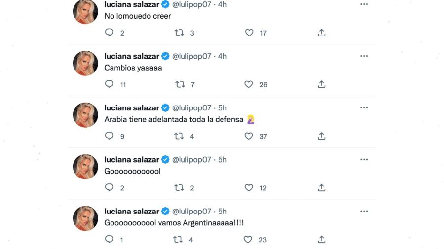 Luciana Salazar contra Scaloni