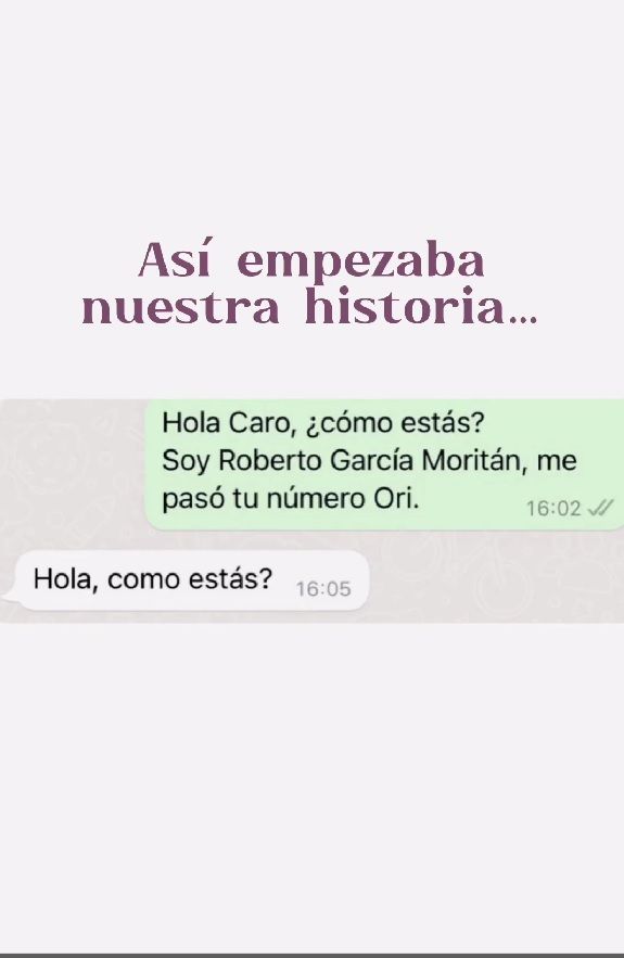 Pampita a Roberto García Moritán en su tercer aniversario: 