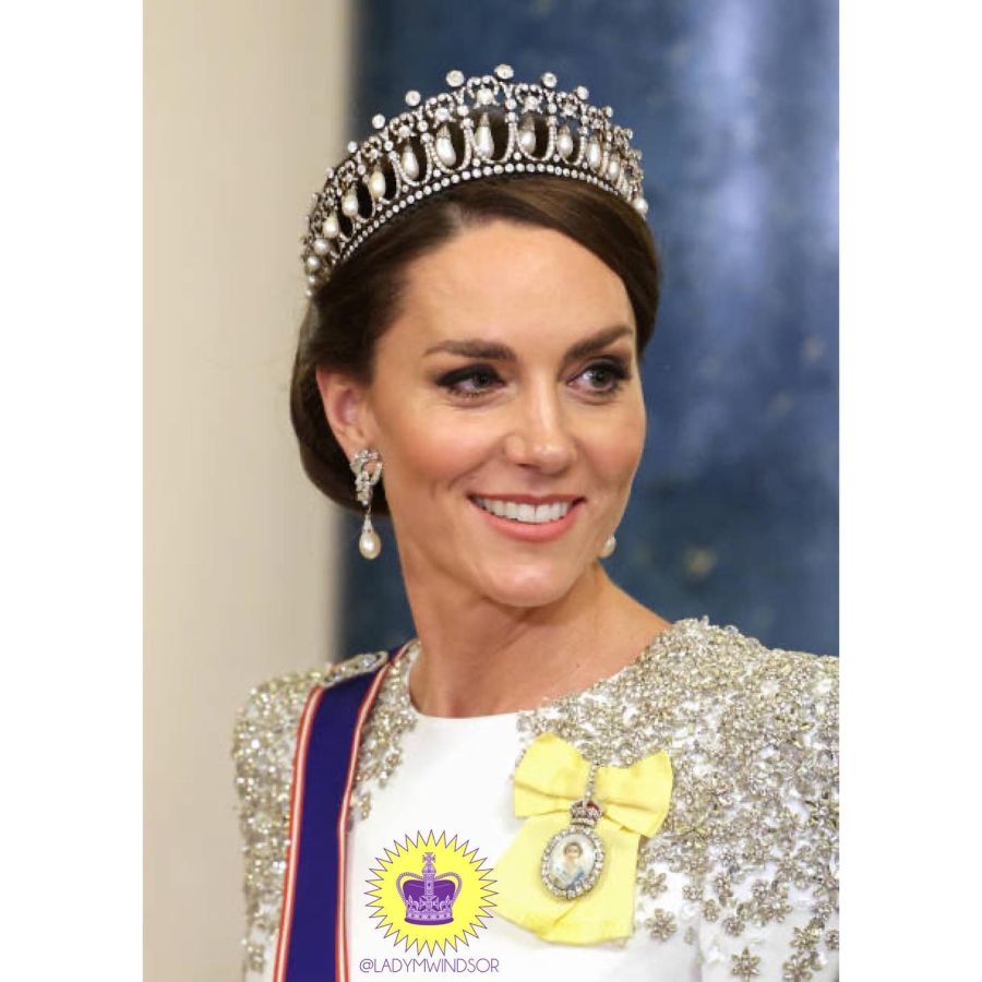 Todos los detalles del look que eligió Kate Middleton en su primera gala como princesa de Gales 