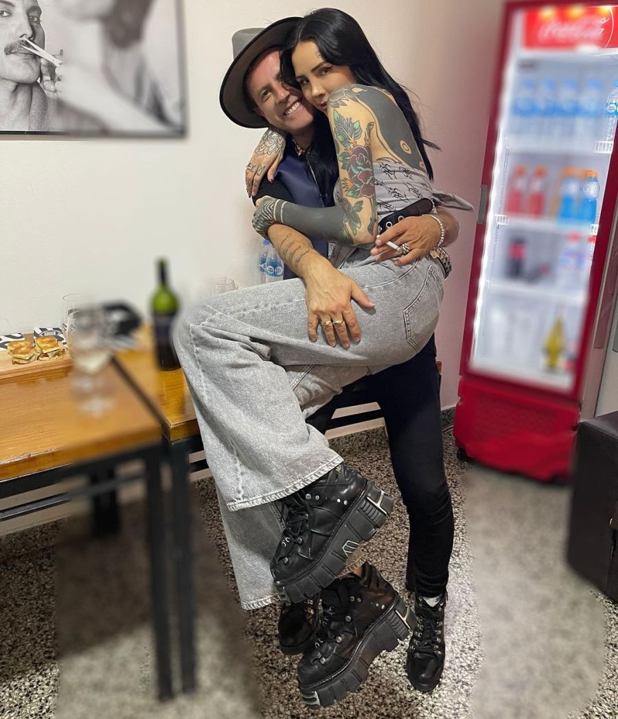 Cande Tinelli and Coti Sorokin were more in love than ever: 