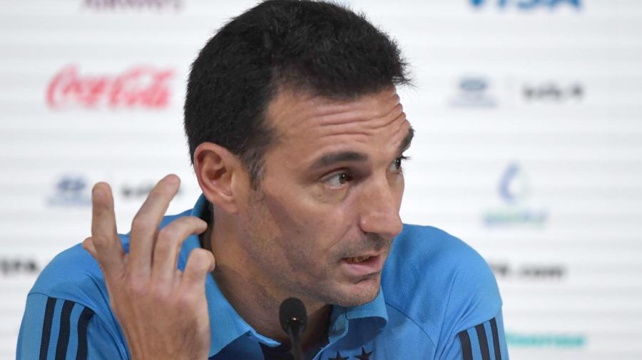 El entrenador del seleccionado argentino, Lionel Scaloni 20221125