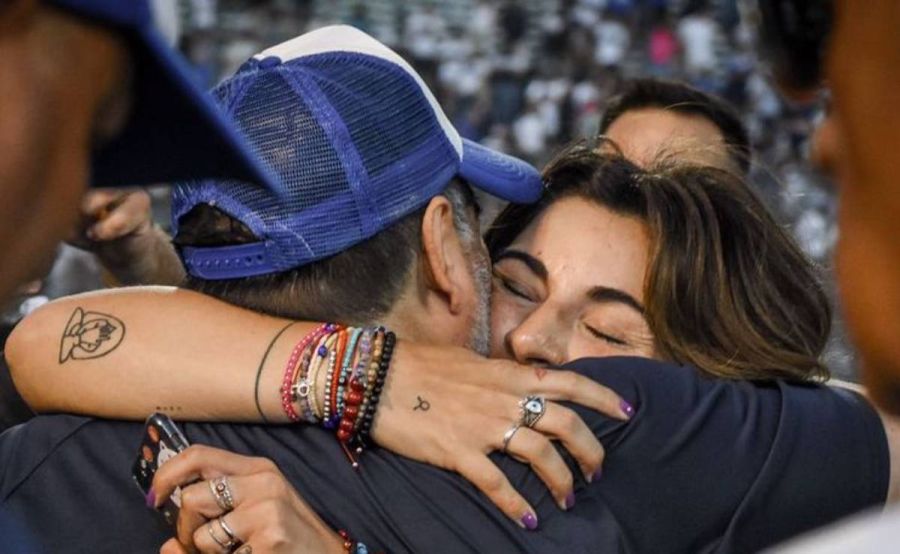 Gianinna Maradona a dos años de la muerte de Diego Maradona: 