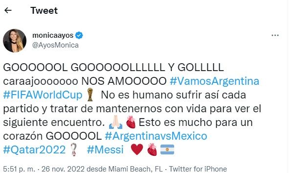 Las fotos de los famosos que vivieron Argentina vs México desde casa