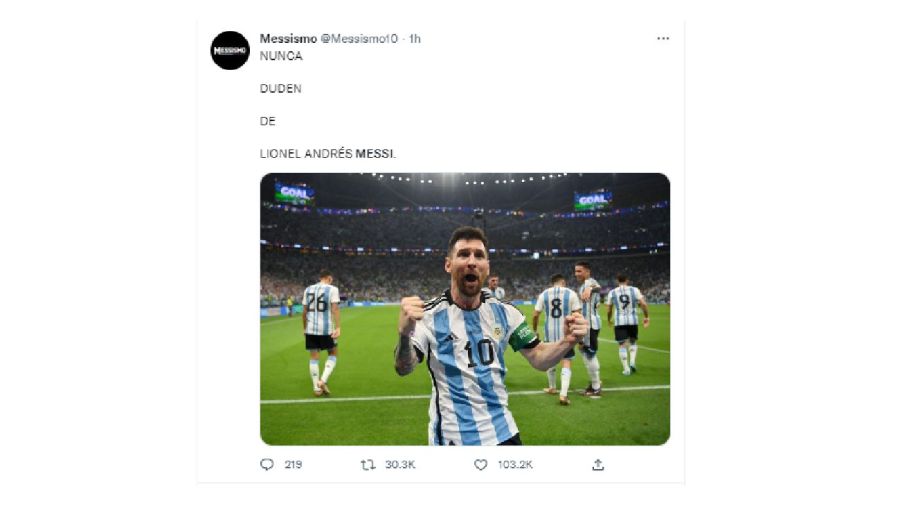 Tuits Messi 20221126