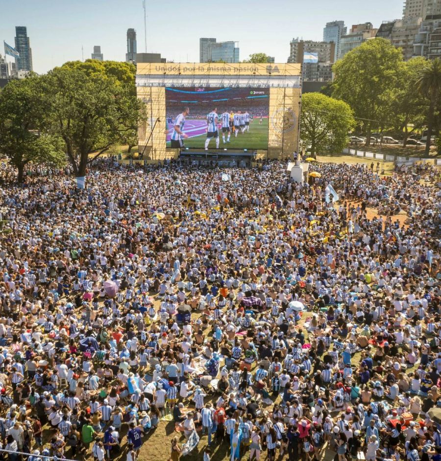 Dónde ver Argentina vs Polonia en pantalla gigante en Buenos Aires