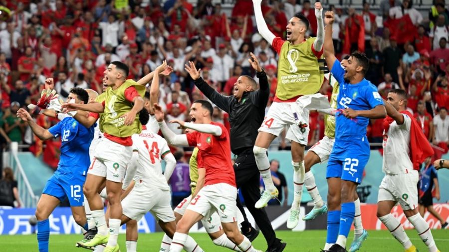 Marruecos venció 2-0 a Bélgica en otra de las sorpresas de Qatar 2022.