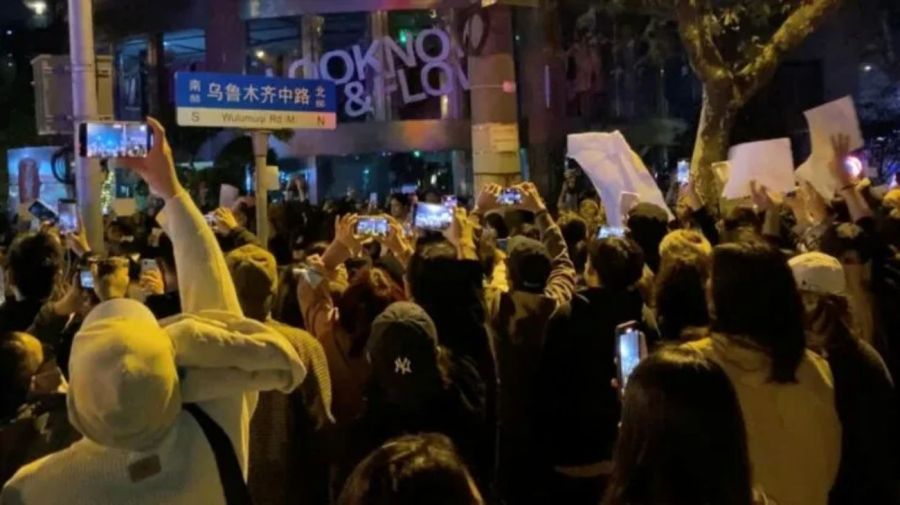 Protestas en China contra la política de Covid cero de Xi Jinping