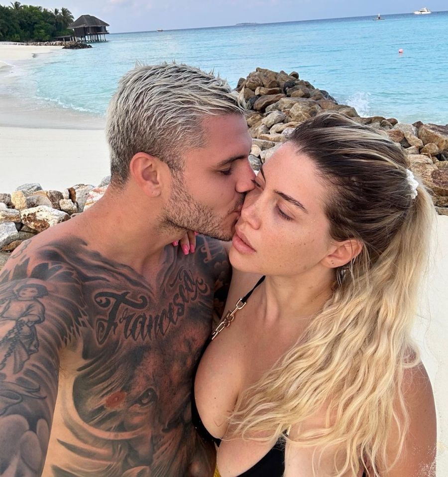 Wanda Nara y Mauro Icardi volvieron a besos en público