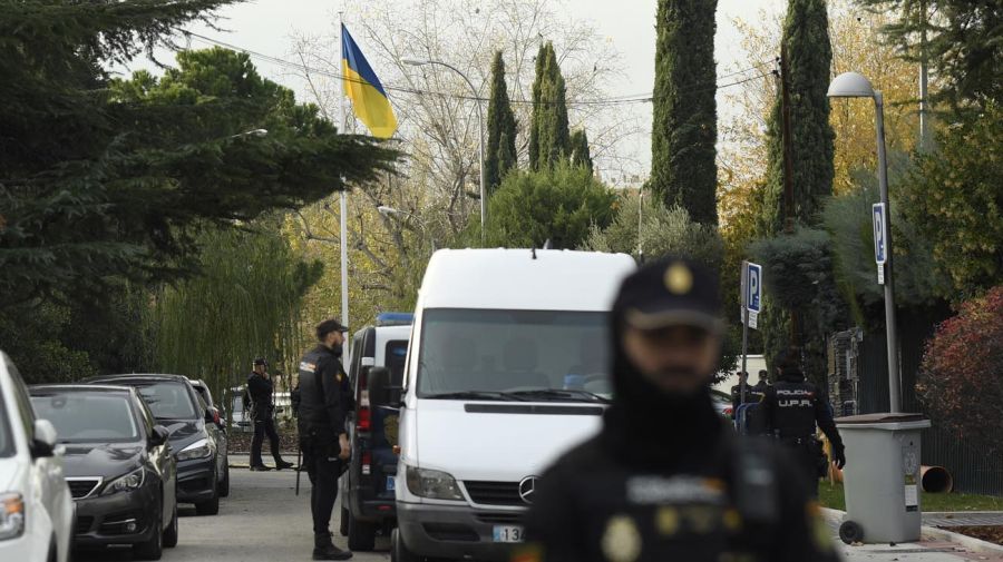 Explosión de Carta Bomba en la embajada de Ucrania en Madrid 20221130