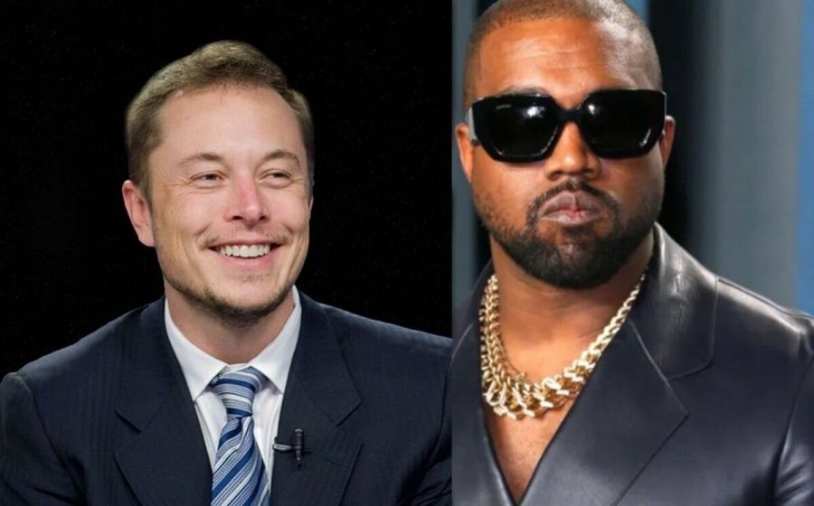 Elonk Musk y Kanye West