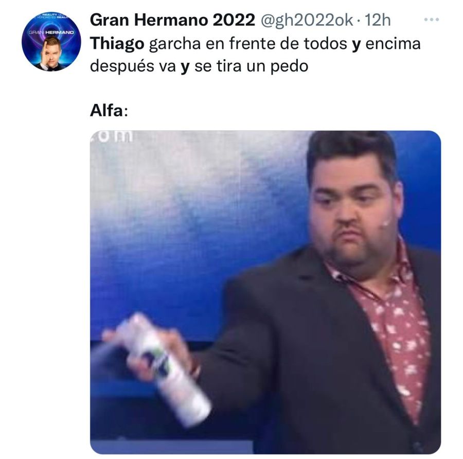 Gran Hermano: Los mejores memes tras la pelea de Thiago y Alfa