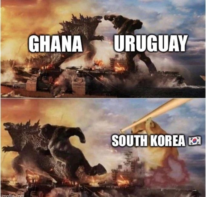 Memes eliminación de Uruguay